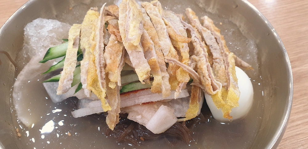 경기도 구리시 냉면 맛집 "강씨네 아천 칡 냉면" 5 육전 물냉면