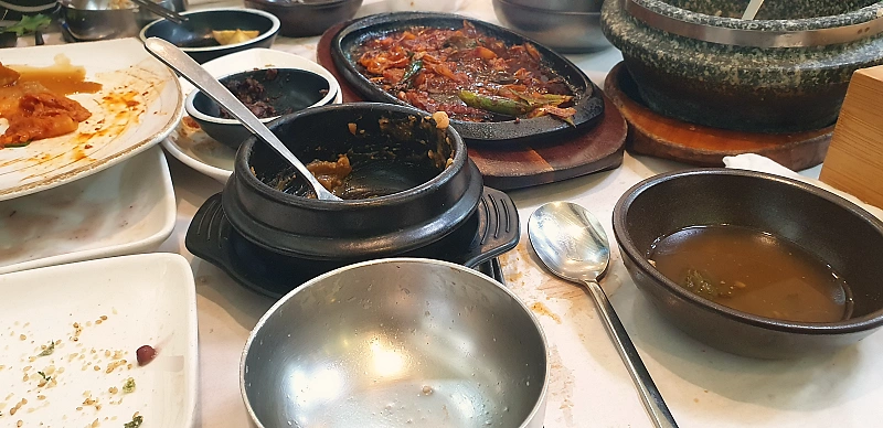 연예인도 다녀간 충북 제천 맛집 "산아래" 15 식사 후
