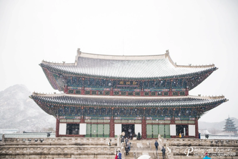 겨울 눈내리는 날에 가보면 좋을 서울 경복궁 7 경복궁21