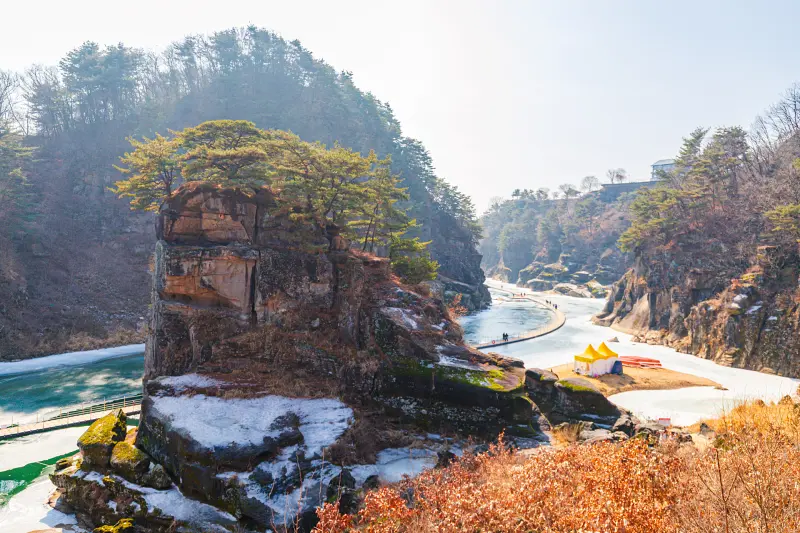 철원 한탄강 물윗길 트레킹: 순담계곡부터 고석정, 신상 현무대교까지 10 elantoryIMG 2885